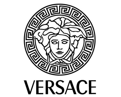 nouveau logo versace|versace logo black and white.